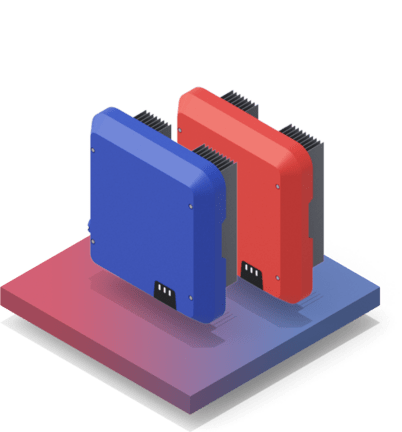 Sunny Tripower or Sunny Boy SMA inverter that converts solar power (direct current) into usable alternating current